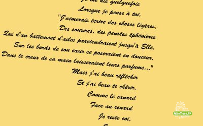 Le canard – Calligramme [ @algo ]