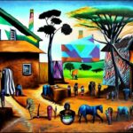 African-graphic-art-village-in