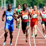 the-athlete-runs-the-100-meters