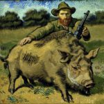 the-hunter-shoots-the-wild-boar-1