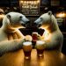 two-polar-bears-chatting-in-a